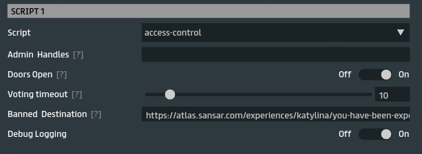 access control script